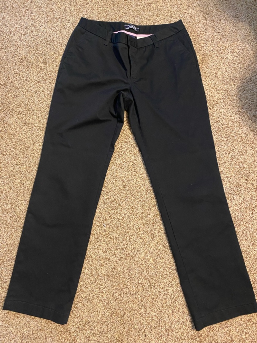 Lands' End Navy Girl’s Chinos